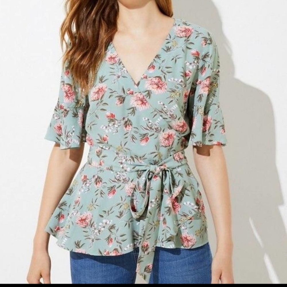 LOFT | Wrap blouse